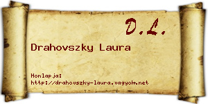 Drahovszky Laura névjegykártya